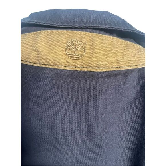 Timberland Mens Brown Long Sleeve Full Zip Front Utility Jacket Size Medium - Picture 9 of 16